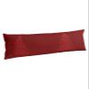 Christmas Body Pillowcase, Soft Bed Throw Pillow Covers Luxury Decorative Sofa Couch Long Lumbar Bolster Pillow Sham Cushion Case with Envelope Closure, Modern Minimalist Xmas Tree Red Stripes 20"x54" view 1