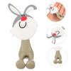 Cabilock Animal Toothbrush -Mounted Suction Cup Toothpaste Holder PVC Boys and Girls Toothbrush Mount view 4