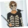 3pcs Simulated Crow Halloween Ornament Plastic Creative Home Decor view 2