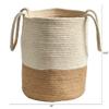 Nearly Natural 12" Handmade Natural Cotton Woven Basket - 9'6" x 13'6" view 2