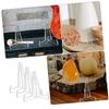 ABOOFAN 6pcs Decorative Easel Stand Acrylic Plate Display Holder Display Rack Show Rack for Artwork view 2