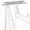 ABOOFAN 6pcs Decorative Easel Stand Acrylic Plate Display Holder Display Rack Show Rack for Artwork view 4