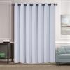 All Season 1pc Window Curtain Panel Insulated Thermal Blackout Solid Extra-Wide 100" Wide x 84" Long in Assorted Colors (K100 White) view 1
