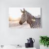 Modern Wall Decor Poster Prints Zebra Animal Wildlife Canvas Framed Wall Art Farmhouse Painting Artwork for Home Laundry Room Bedroom Bathroom Xmas Holiday Decoration 11"x17" view 3