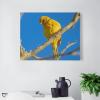 11"x14" Canvas Wall Art Yellow Bird Canvas Pictures Modern Poster Prints Framed Minimalist Artwork for Dining Room Bedroom Bathroom Home Decorations Housewarming Gift view 3