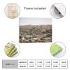 11"x14" Canvas Wall Art Amman Jordan City Urban Buildings Canvas Pictures Modern Poster Prints Framed Minimalist Artwork for Dining Room Bedroom Bathroom Home Decorations Housewarming Gift view 2