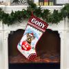 Lovely POD Personalized Yorkshire Terrier 1 Stockings Christmas, Custom Dog Christmas Stocking with Name, Christmas Stockings for Pet Lover, Funny Gifts for Dog Mom Dog Dad, Fireplace Decor view 3