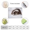 11"x14" Canvas Wall Art, Australian Shepherd Dog in Snow Picture Prints, Rustic Modern Wall Decor Artwork, Farmhouse Kitchen Canvas Painting, Ready to Hang, Home Office Decor Art Print view 2