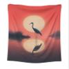 CAPITUNEISKINEPA Avocet Bird Blanket Gift Velvet Blanket Blanket Twin 60" x 80" view 1