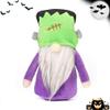 AMOH JERCY Halloween Gnomes Plush Decor, 7 pcs, Mummy, Vampire, Geek, Handmade Gnomes Ornaments with Witch Hat Halloween Table Decorations Gifts view 1