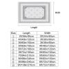 MIORON Cartoon Cute Rainbow Stars Art Kids Rectangle Rugs, Modern Mid-Century Boho Nordic Area Rug, Washable Foldable Non-Slip Home Decor Mat for Nursery Bedroom Living Room Entryway-6x9ft view 2