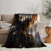 Fantasy Magic Dragon Blanket 40" x 50" Medieval Mythical Scary Animal Super Soft Bedding Fleece Throw Blanket Microfiber Flannel Blankets Couch Sofa Warm Lightweight for Boys Girls view 3