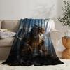 Medieval Dragon Blanket 40" x 50" Magic Scary Fantasy Animal Castle Super Soft Bedding Fleece Throw Blanket Microfiber Flannel Blankets Couch Sofa Warm Lightweight for Boys Girls view 3