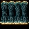 LAMPHOME 600LED (12pk of 50L) String Lights,Twinkle, LED Christmas Lights, 6" SPACING,Green Wire,Warm White view 4