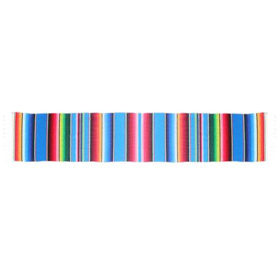HAKIDZEL Rainbow Table Flag Lake Cotton Table Runner Decorative Picnic Mat for Dining Table Cover