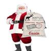 Personalized Santa Sack :Christmas Bag for Presents Oversized Santa Sack - Personalized Christmas Bag Jumbo Santa Bag for Him -Gift for Her - Newborn Gift view 1