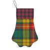 Scots Style Clan Buchanan Tartan Plaid Adorable Dog Paw Shaped Christmas Stockings view 1