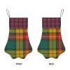 Scots Style Clan Buchanan Tartan Plaid Adorable Dog Paw Shaped Christmas Stockings view 3