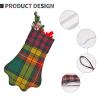 Scots Style Clan Buchanan Tartan Plaid Adorable Dog Paw Shaped Christmas Stockings view 4