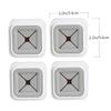 STOBAZA 4pcs Self-Adhesive Wall Towel Rack Bathroom Holder Easy Install Abs Material Space-Saving Towel Hooks view 3