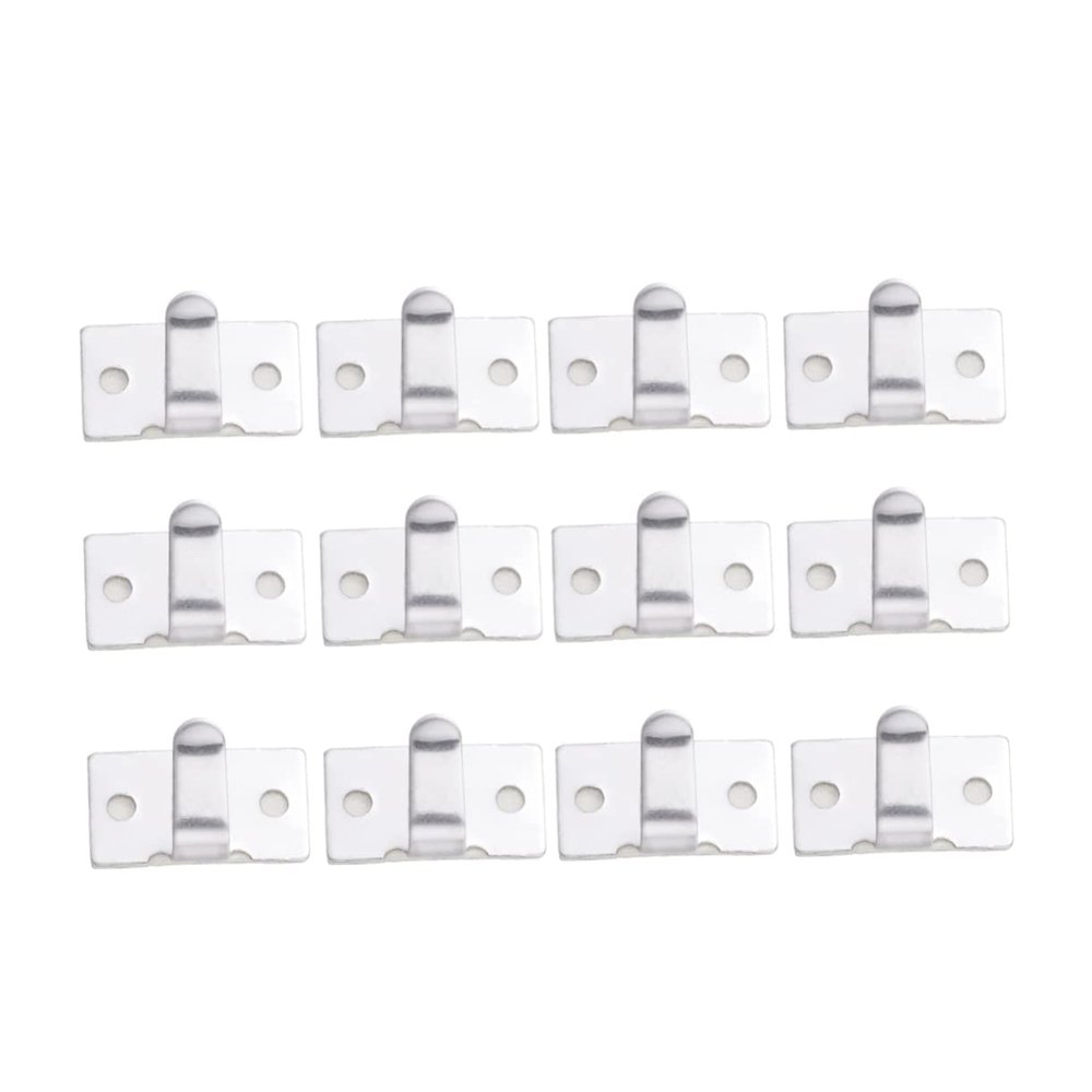 UKCOCO 12Pcs Self-adhesive Cable Management Clips Cord Organizer for Home and Office Wire Holder for Smooth Surfaces Easy to Use Tidy Up Your Space for Cars and Workstations