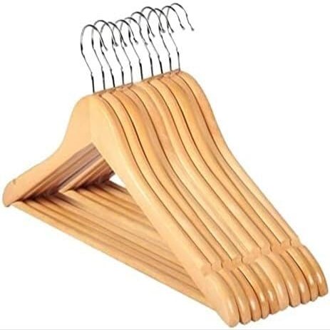 Coat Rack,Clothes organizer Clothes Hangers/Coat Hangers Wooden Hangers 10 Pack Non-Slip Wood Hangers Coat Hangers for Closet, Heavy Duty Hangers Precisely Cut Notches Wooden Coat Hangers, Clothes Ha