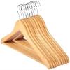 Coat Rack,Clothes organizer Clothes Hangers/Coat Hangers Wooden Hangers 10 Pack Non-Slip Wood Hangers Coat Hangers for Closet, Heavy Duty Hangers Precisely Cut Notches Wooden Coat Hangers, Clothes Ha view 1