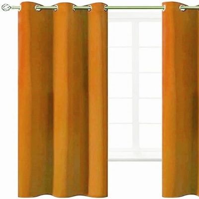 100% Blackout Grommet Panel Insulated Thermal Unlined Window Treatment Curtain Drape 35" Wide x 63" Long (1, K68 Brick)