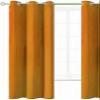 100% Blackout Grommet Panel Insulated Thermal Unlined Window Treatment Curtain Drape 35" Wide x 63" Long (1, K68 Brick) view 1