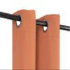 100% Blackout Grommet Panel Insulated Thermal Unlined Window Treatment Curtain Drape 35" Wide x 63" Long (1, K68 Brick) view 2
