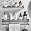 BAHELS Shower Caddy Shower Shelves Caddy, Bathroom Shower Shelf, Wall Mounted Bathtub Organizer Cosmetic Storage Rack Bathroom Organizer (Size : Gray 1 layer 50CM) view 2