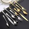Halloween Essentials Cutlery Silverware Set 70 Piece Flatware Set for 14 Hammered Handle 18/8 Stainless Steel Christmas Family Gatherings include Forks Spoons Dinner Knives Teaspoons Set view 2