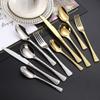 Halloween Essentials Cutlery Silverware Set 70 Piece Flatware Set for 14 Hammered Handle 18/8 Stainless Steel Christmas Family Gatherings include Forks Spoons Dinner Knives Teaspoons Set view 3
