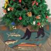 Lodge Bear Deer Fishes Christmas Tree Skirt for Xmas Holiday Party Decorations Gifts Funny Home Decor 48" view 3
