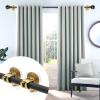 6PCS No Drill Curtain Rod Brackets Self Adhesive Curtain Rod Holder Curtain No Drilling Rod Hooks Nail Free Adjustable Curtain Rod Holders Curtain Hangers for Bathroom Kitchen Renter Gold view 2
