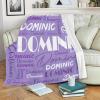 Dr.TOUGH Personalized Name Blanket Personalized Blanket for Adult Kids with Name Personalized Throw Blanket for Christmas Birthday Gifts view 3