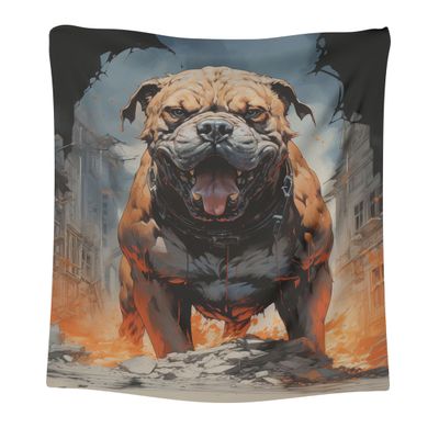 CAPITUNEISKINEPA Bulldog Dog Blanket Gift Blanket for Bed Throw Blanket for Chair 50" x 60"
