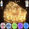 200-LED Fairy Lights with Remote & Timer, 66FT Waterproof USB Fairy String Lights, Plug in Twinkle Lights for Bedroom, Christmas Lights 8-Modes Outdoor Indoor Decor Party view 1