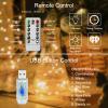 200-LED Fairy Lights with Remote & Timer, 66FT Waterproof USB Fairy String Lights, Plug in Twinkle Lights for Bedroom, Christmas Lights 8-Modes Outdoor Indoor Decor Party view 4