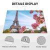 Paris eiffel tower flowers Dish Drying Mat for Kitchen 18x24 inch Dish Drying Mats Super Absorbent Drying Mat for Kitchen Counter Drainer Mat Non-slip Coffee Mat Easy to Clean Kitchen Drying Mat view 3