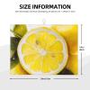 Yellow Lemon Dish Drying Mat for Kitchen 18x24 inch Dish Drying Mats Super Absorbent Drying Mat for Kitchen Counter Drainer Mat Non-slip Coffee Mat Easy to Clean Kitchen Drying Mat view 2