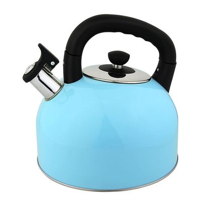 Electric Kettle 5 Quarts Stainless Steel Whistling Tea Kettle Large Capacity Hot Water Boils Quickly for Stove Top Tea Pot, stove Teapot Stovetop Tea Kettle (Color : Blue, Size : 5L)