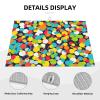 Confetti bright pattern Dish Drying Mat for Kitchen 18x24 inch Dish Drying Mats Super Absorbent Drying Mat for Kitchen Counter Drainer Mat Non-slip Coffee Mat Easy to Clean Kitchen Drying Mat view 3