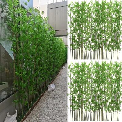 3 4 5 6 7 ft Tall Artificial Bamboo Tree 5 10 20 30 40 50 100 Pole, Courtyard Landscaping Simulation Artificial Plants Tree, Commercial Partition Privacy Fence ( Color : 100 Bamboo , Size : 1.8m Tall