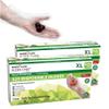 KLEEN CHEF 1050 PCS Plastic Disposable Gloves X-Large | Clear Disposable Gloves for Food Prep, Cooking, Cleaning, Food Handling view 1