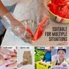 KLEEN CHEF 1050 PCS Plastic Disposable Gloves X-Large | Clear Disposable Gloves for Food Prep, Cooking, Cleaning, Food Handling view 4