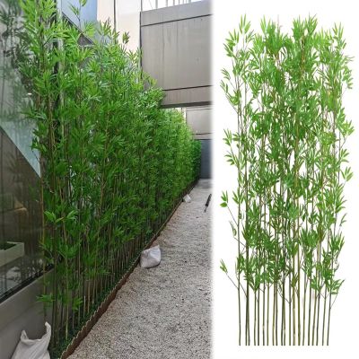 3 4 5 6 7 ft Tall Artificial Bamboo Tree 5 10 20 30 40 50 100 Pole, Courtyard Landscaping Simulation Artificial Plants Tree, Commercial Partition Privacy Fence ( Color : 20 Bamboo , Size : 2m Tall )