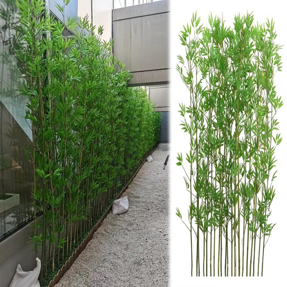 3 4 5 6 7 ft Tall Artificial Bamboo Tree 5 10 20 30 40 50 100 Pole, Courtyard Landscaping Simulation Artificial Plants Tree, Commercial Partition Privacy Fence ( Color : 20 Bamboo , Size : 2m Tall )