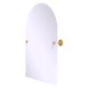 Allied Brass SG-94-SGL Sag Harbor Collection Frameless Arched Top Tilt Mirror with Beveled Edge, Spanish Gold view 1