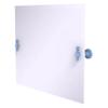 Allied Brass RD-93-FTB Frameless Landscape Rectangular Tilt Mirror with Beveled Edge, Flat Troll Blue view 1
